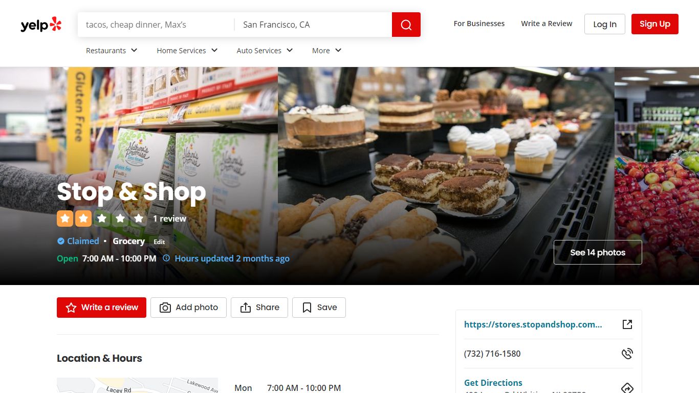 STOP & SHOP - 14 Photos - Grocery - 400 Lacey Rd, Whiting, NJ - Yelp